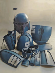Star Wars The Mandalorian Death Watch Cosplay Armor FRP Helmet Full Set Props 07FC0E-D4 - KOEEK