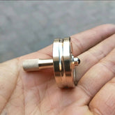 Hand Twist Brass Spinning Top Desktop Fidget Toy Spinner Gyroscope Gyro EDC Gift 07FC0E-D4 - KOEEK