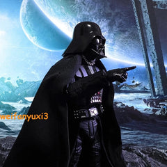 1/12 Black Wired Cloak Robe for 6" Black Series Star Wars Darth Vader 07FC0E-D4 - KOEEK