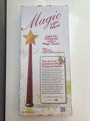 ! Christmas Magic Light Wand w/ Remote Control, Light & Sound, Red Wand NIB MAGIC - KOEEK
