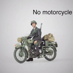 1:35 resin figure model 1 Italian motorcycle rider (No motorcycle) Unassembled 07FC0E-D4 - KOEEK