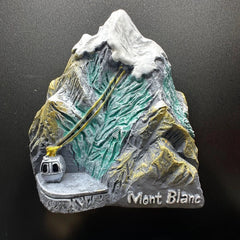 Hand Drawn Mont Blanc Alps Fridge Magnet Decorative Souvenir for France 07FC0E-D4 - KOEEK
