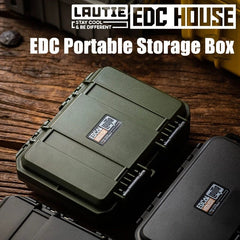 LAUTIE Portable Storage Box Waterproof ABS Shockproof Slider Container EDC 07FC0E-D4 - KOEEK