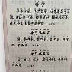 Simplified Large Print with Pinyin Recitation Buddhist Sutra Textbook 07FC0E-D4 - KOEEK
