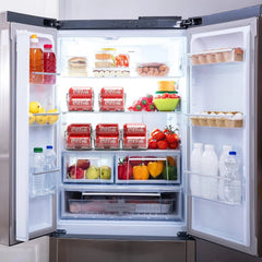 Soda Can Organizer for Pantry / Refrigerator, Clear, Set of 2 07FC0E-D4 - KOEEK