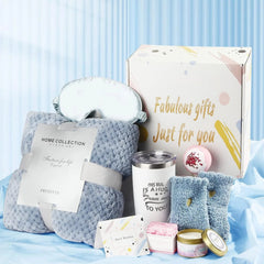 Women's Care Package, Women's Relaxation Spa Gift Set, Birthday Gift Basket 07FC0E-D4 - KOEEK