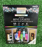 24 Gemmy Orchestra of Lights Color-Changing Faceted Mini LED Lights - GEMMY - KOEEK