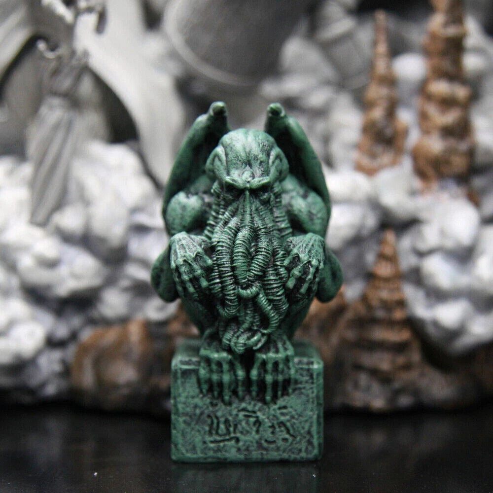 Cthulhu GK Painted Statue Figure Resin Model 5'' Display Model Chinese Ver. Gift 07FC0E-D4 - KOEEK