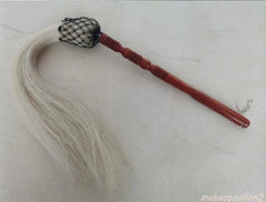 REAL Horse Tail Fly Whisk Swatter TV prop Martial Arts Buddhist Horsetail 07FC0E-D4 - KOEEK