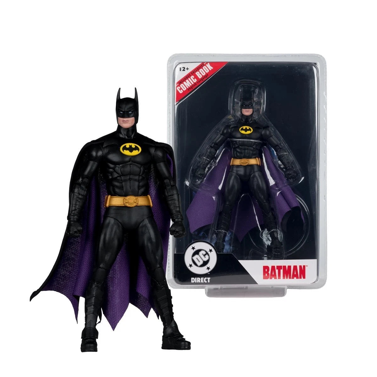 McFarlane Batman 89 DC Page Punchers 7" Action Figure with Comic 07FC0E-D4 - KOEEK