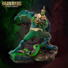 官方 1:7 League of Legends Warwick Figure The Uncaged Wrath of Zaun Model Collect 07FC0E-D4 - KOEEK