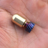 TITNAER Titanium + Brass Key Parachute Cord Knife Bead Pendant Lanyard DIY EDC 07FC0E-D4 - KOEEK