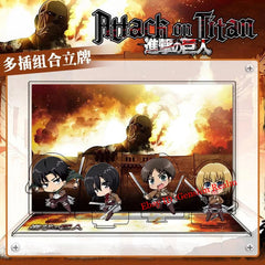 Anime Attack on Titan Mikasa Deluxe Acrylic Desktop Stand Figure Collection 07FC0E-D4 - KOEEK