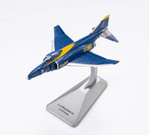 AF1 1/144 McDonnell Douglas F-4J "Blue Angels" Diecast Model 07FC0E-D4 - KOEEK