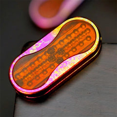 EDC Fidget Slider Stylish Crystal Titanium Fun Mechanical Fidget Toys Idea Gifts 07FC0E-D4 - KOEEK