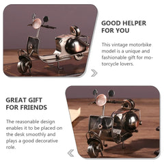 Motorcycle Ornaments Miniature Figurine Office Decorative Model 07FC0E-D4 - KOEEK