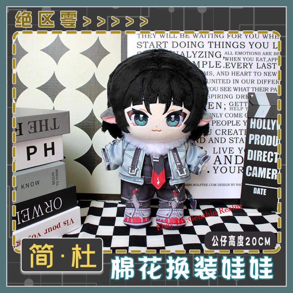 Anime Zenless Zone Zero Jane Doe Dress-Up Doll Plush Cotton Doll Stuffed Toy 07FC0E-D4 - KOEEK