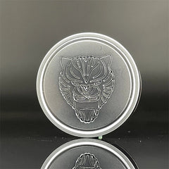 EDC Fidget Toy ADHD Tool Tiger Head Ratchet Wheel Haptic Coin Fidget Spinner Toy 07FC0E-D4 - KOEEK