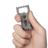 Hot TC4 Titanium Alloy Poratble Outdoor Multi EDC Tools Opener Protractor Wrench 07FC0E-D4 - KOEEK