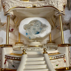 2003 LENOX HOLIDAY Christmas Centerpiece Musical Carousel Teacup Ride LENOX - KOEEK