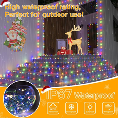 Christmas Lights 1000 LED 330 FT, IP67 Waterproof Plug in Christmas Tree Lights 07FC0E-D4 - KOEEK