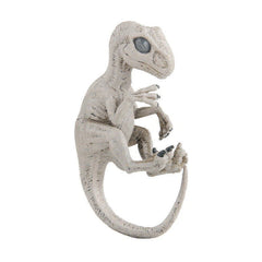 Velociraptor Dinosaur Embryo Model Unpainted Animal Plastic Figure Mini Statue 07FC0E-D4 - KOEEK
