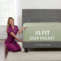 Queen Size Sheets (Deep Pocket Only) – Extra Deep Pocket Queen Size Sheets 07FC0E-D4 - KOEEK