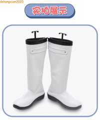The Fantastic Four: First Steps Invisible Woman Shoes Halloween White Long Boots 07FC0E-D4 - KOEEK