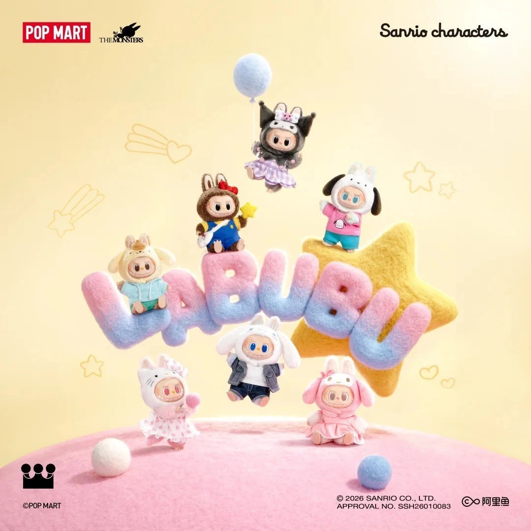 POP MART THE MONSTERS × Sanrio Characters Series Vinyl Plush Pendant Blind Box POP_MART - KOEEK
