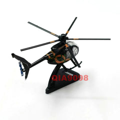 1/100 Scale US MD500 Little Bird Helicopter Assembled Metal + Plastic Model 07FC0E-D4 - KOEEK