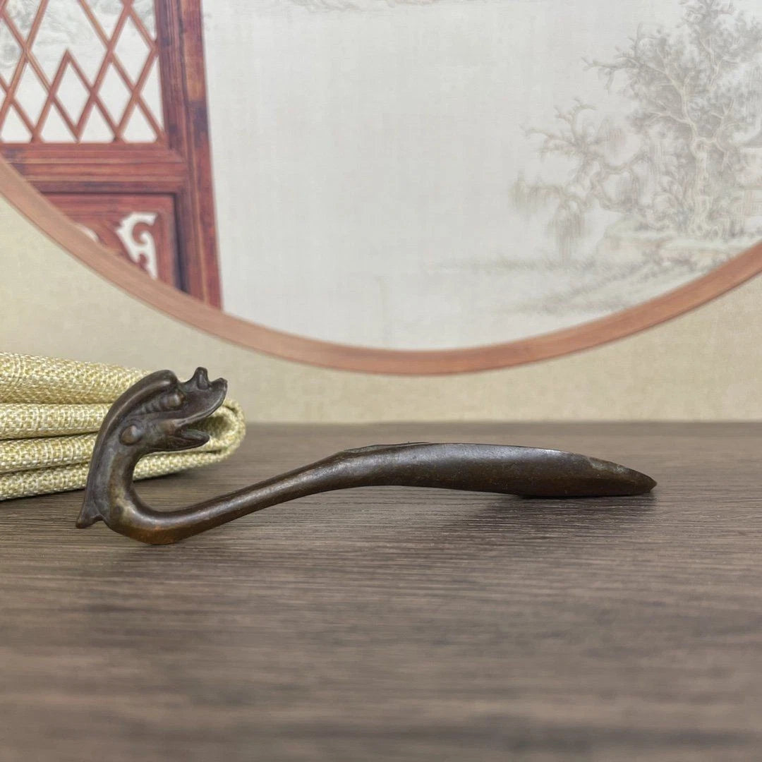 Dragon Head Tea Shovel Tea Scoop Fine Carved Tea Ceremony Tool 07FC0E-D4 - KOEEK