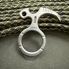 RIHE Design TC4 TITANIUM PRY Bar TOOL sickle EDC Bottle opener 07FC0E-D4 - KOEEK