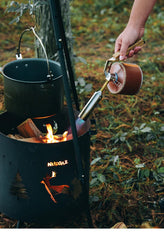 Outdoor Flamethrower Foldable Hand-Held Gas Tank Flamethrower Barbecue Igniter 07FC0E-D4 - KOEEK