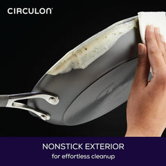 Deep Hard Anodized Non-Stick Pan with Lid - 12 inch, Gray 07FC0E-D4 - KOEEK