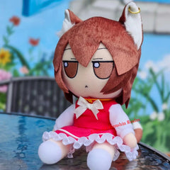Anime Touhou Project Fumo Series Chen Plush Doll Cartoon Gift 20cm 07FC0E-D4 - KOEEK