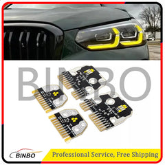 Yellow Angel Eye LED board For 2022-2024 BMW F97 X3M F98 X4M LCI LED Headlight 07FC0E-D4 - KOEEK