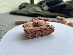 3D Printed 1/72/87/144 German VK1602 Leopard Reconnaissance Tank Model Kit 07FC0E-D4 - KOEEK