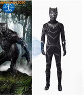 Captain America Civil War Black Panther Cosplay Costume Jumpsuit Helmet Shoes 07FC0E-D4 - KOEEK