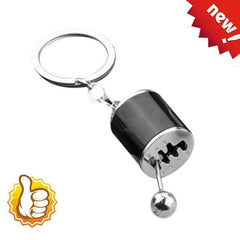 EDC Gear Stick Metal Knob Box Speed'Shift Fidget Toy Keyfob Car Keychains Gift 07FC0E-D4 - KOEEK