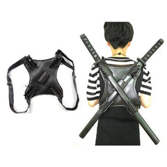Medieval Retro Mutant Deadpool Cosplay Strap Sword Back Holder Black Bag Holster 07FC0E-D4 - KOEEK