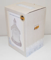 !! Large 10" CRACKER BARREL "Lighted ACRYLIC CHURCH Swirling GLITTER GLOBE" CRACKER BARREL - KOEEK