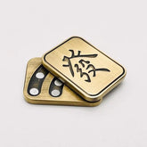 Small Zinc Alloy Mahjong Style Push Slider Metal Hand Fidget Depression EDC Toys 07FC0E-D4 - KOEEK