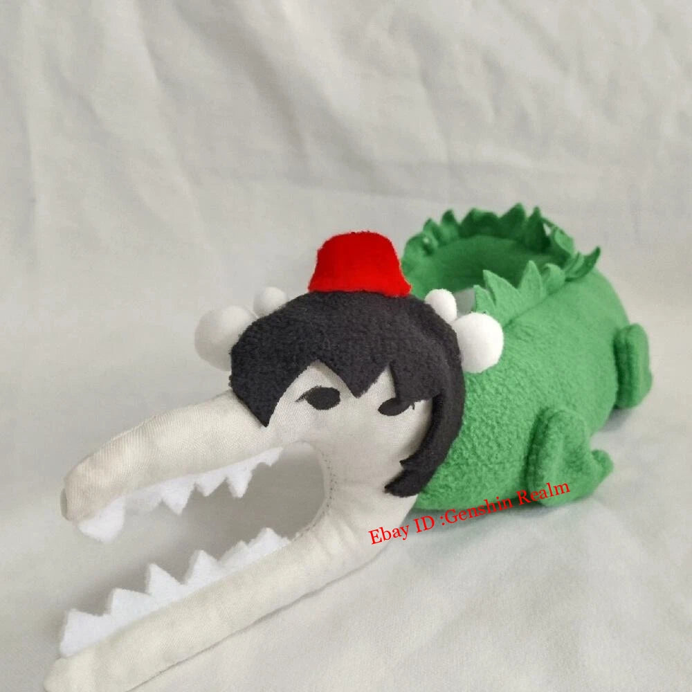 Anime Touhou Project Animal Series Shameimaru Aya Crocodile Plush Doll Toy Gift 07FC0E-D4 - KOEEK