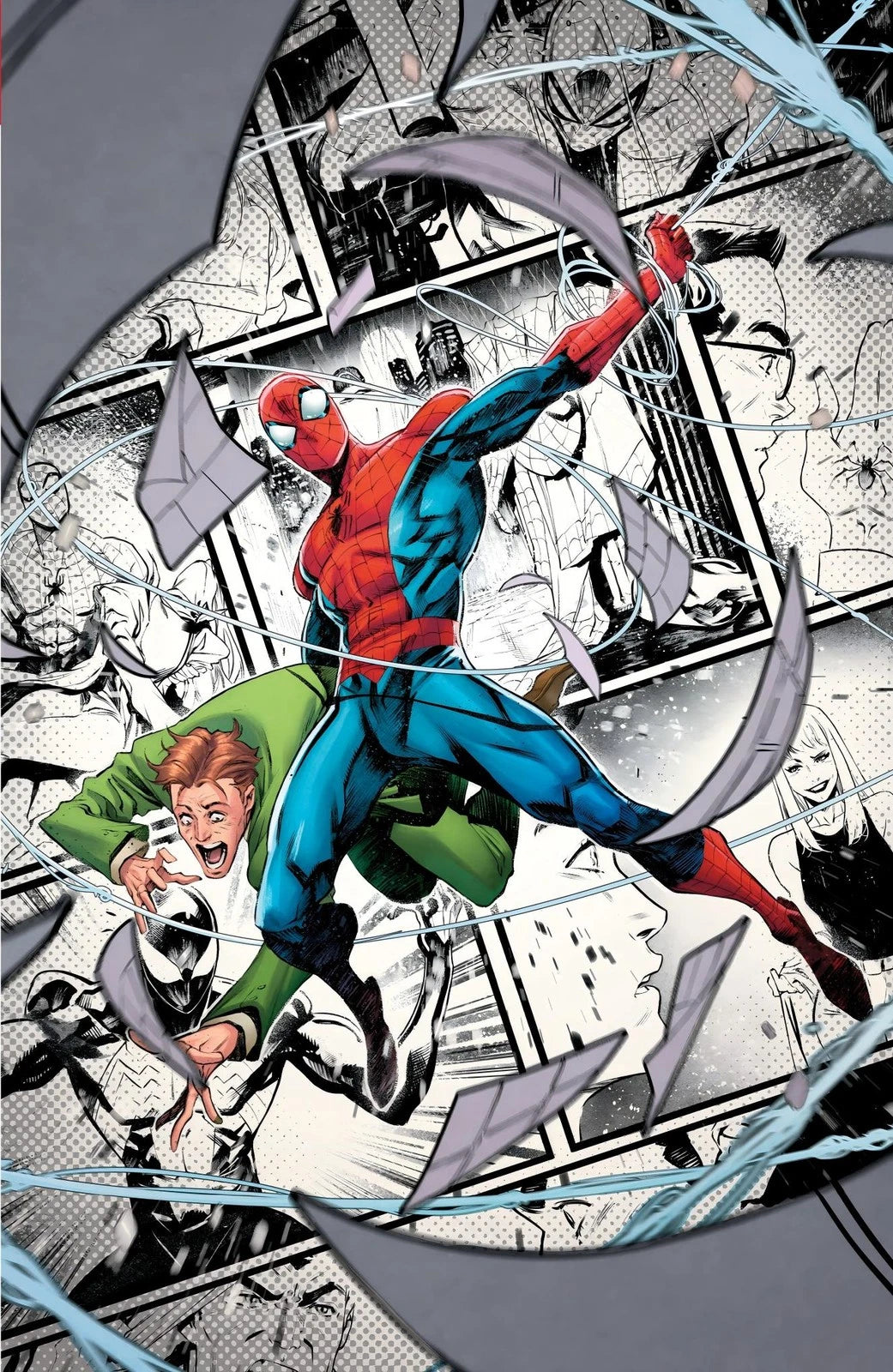 Amazing Spider-Man #1000 Virgin Variant Iban Coello Jiman Exclusive Variant 07FC0E-D4 - KOEEK