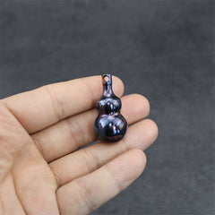 Titanium Damascus Gourd Pill Case Holder Container Box Waterproof Keychain EDC 07FC0E-D4 - KOEEK