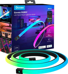 Govee - RGBIC LED Neon Rope Light for Desks 6.5ft - H61C2 - GOVEE - KOEEK