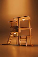 JXK JXK095 1/6 Scale Cat Climbing Rack Animal Accessories Model 12.2'' INSTOCK JXK - KOEEK