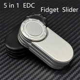 5 in 1 Multi-Play EDC Fidget Slider Stainless Steel Fidget Toys Stress Relief 07FC0E-D4 - KOEEK