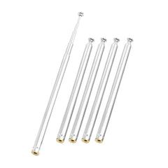 5 Sections Telescopic Antenna AM FM Radio Telescoping Antenna for Home Theater 07FC0E-D4 - KOEEK