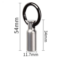 Mini EDC Titanium Keychain Waterproof Box Sealed Container Portable Outdoor Tool EDC - KOEEK